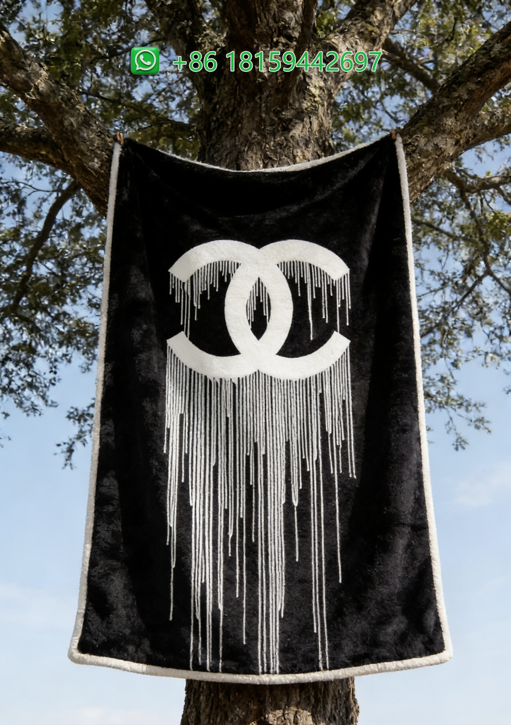 Chanel Throw Blankets
